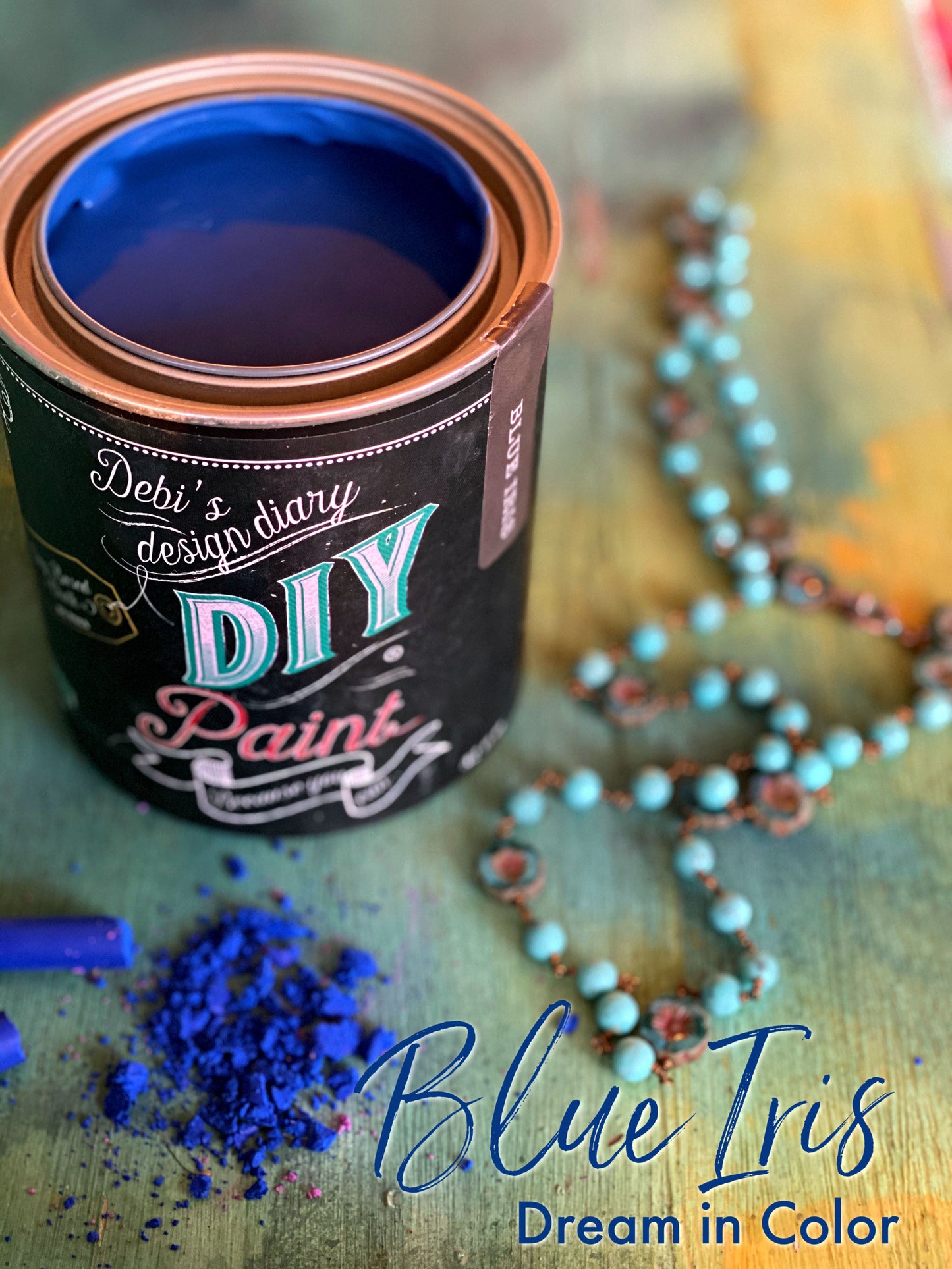 Blue Iris DIY Paint @ Ugly Glass & Co.