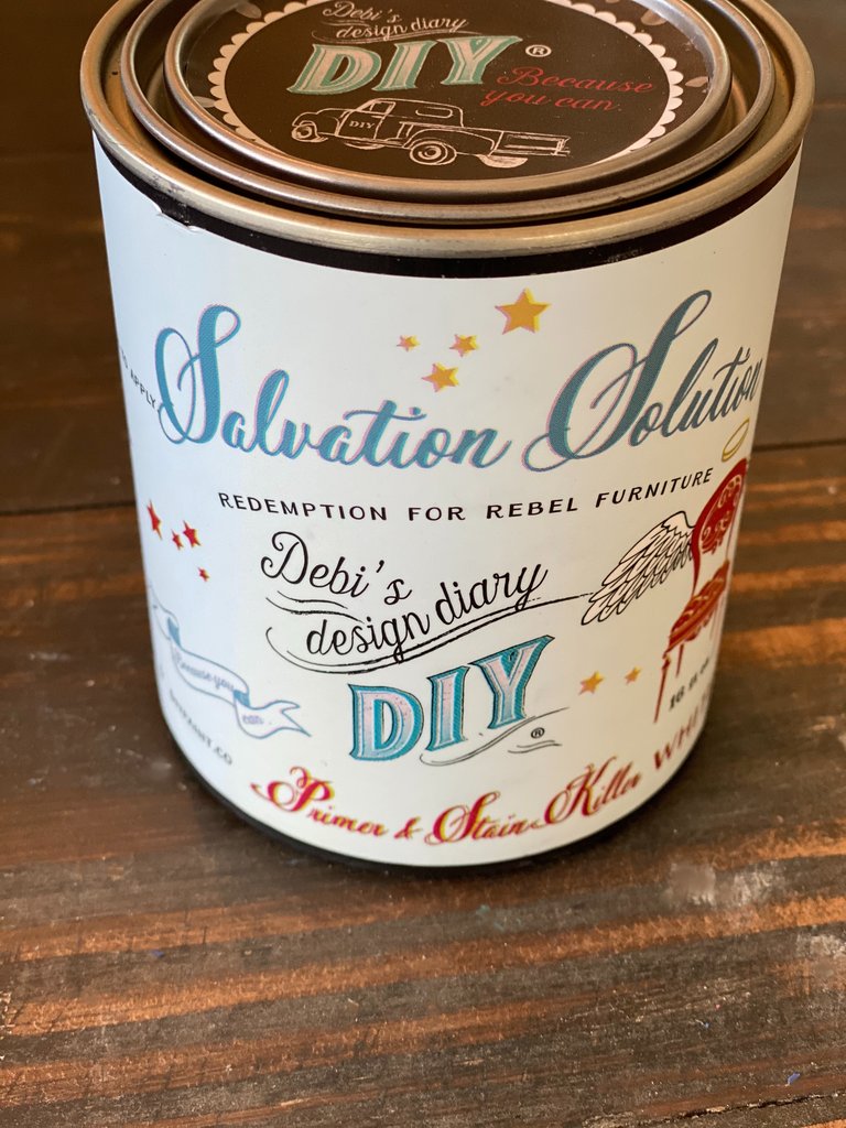 Salvation Soluntion Stain Blocker by DIY Paint @ Ugly Glass & Co. Kansas City, Missouri